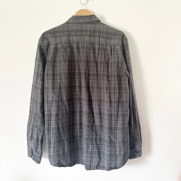 Carhartt Men's Relaxed Fit Casual Button Down Shirt Gray Plaid L - Picture 6 of 6
